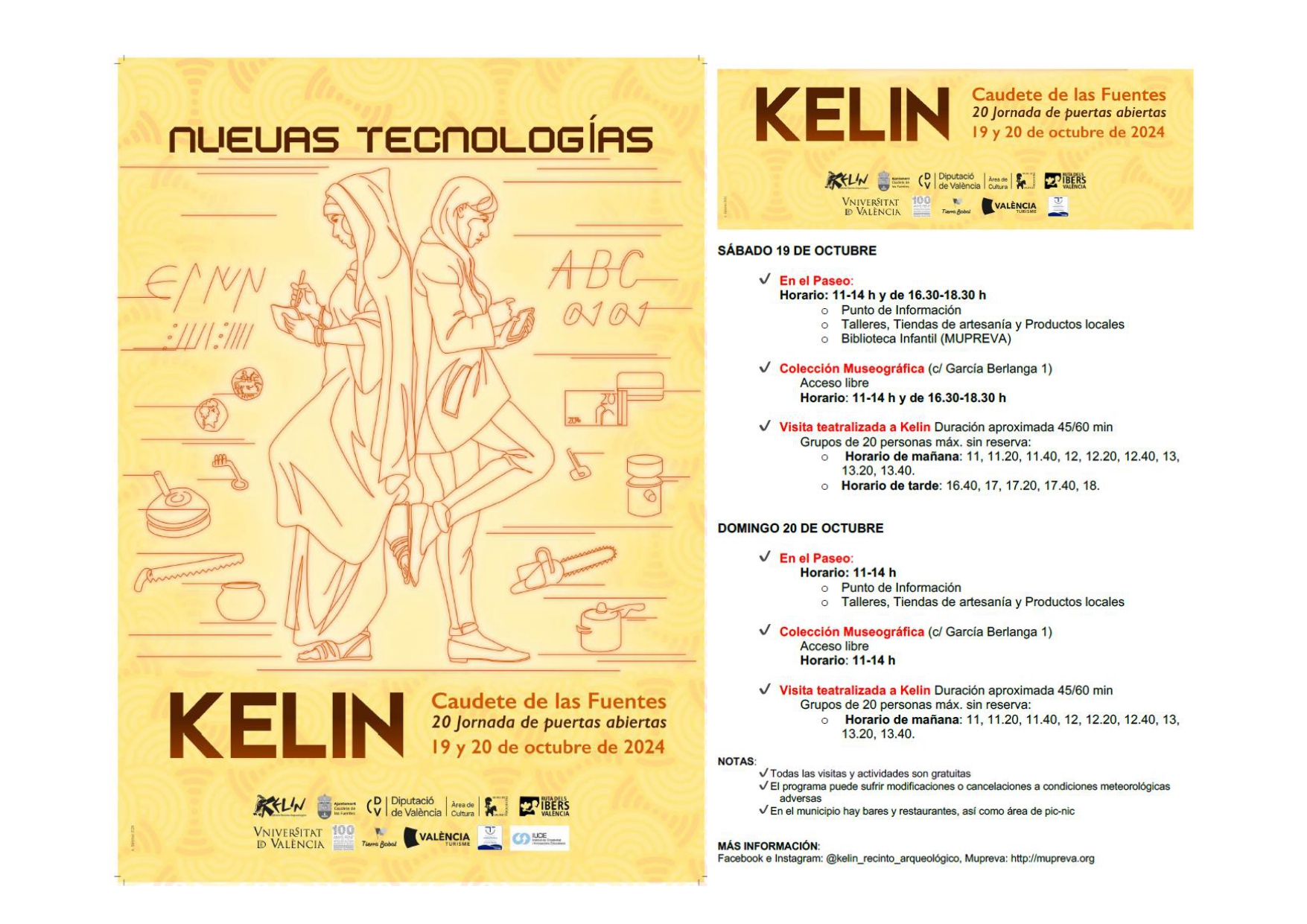 JORNADAS DE PUERTAS ABIERTAS Yacimiento Arqueológico de KELIN